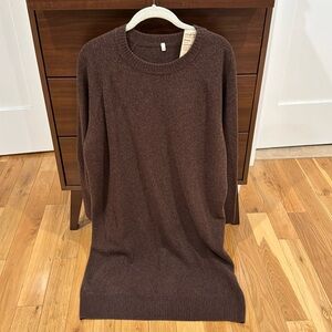Muji Brown Midi Dress